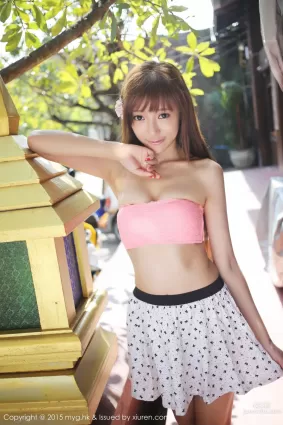 王馨瑤yanni《泰國清邁旅拍》清新超短裙系列 [美媛館MyGirl] Vol.098 寫真集