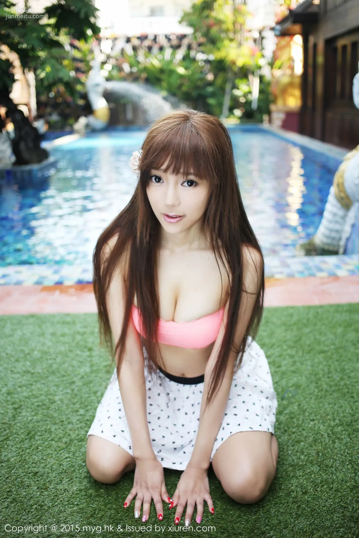 Yanni Wang, Chiang Mai Thailand Travel Shoot, Fresh Ultra Short Skirt Series [MyGirl] Vol.098 Photo Set photo 36
