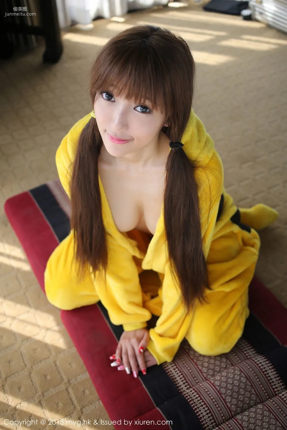 Yanni Wang "Thailand Chiang Mai Travel Shoot" Street Snap + Bathrobe + Pikachu [MyGirl] Vol.095 Photo Set photo 46