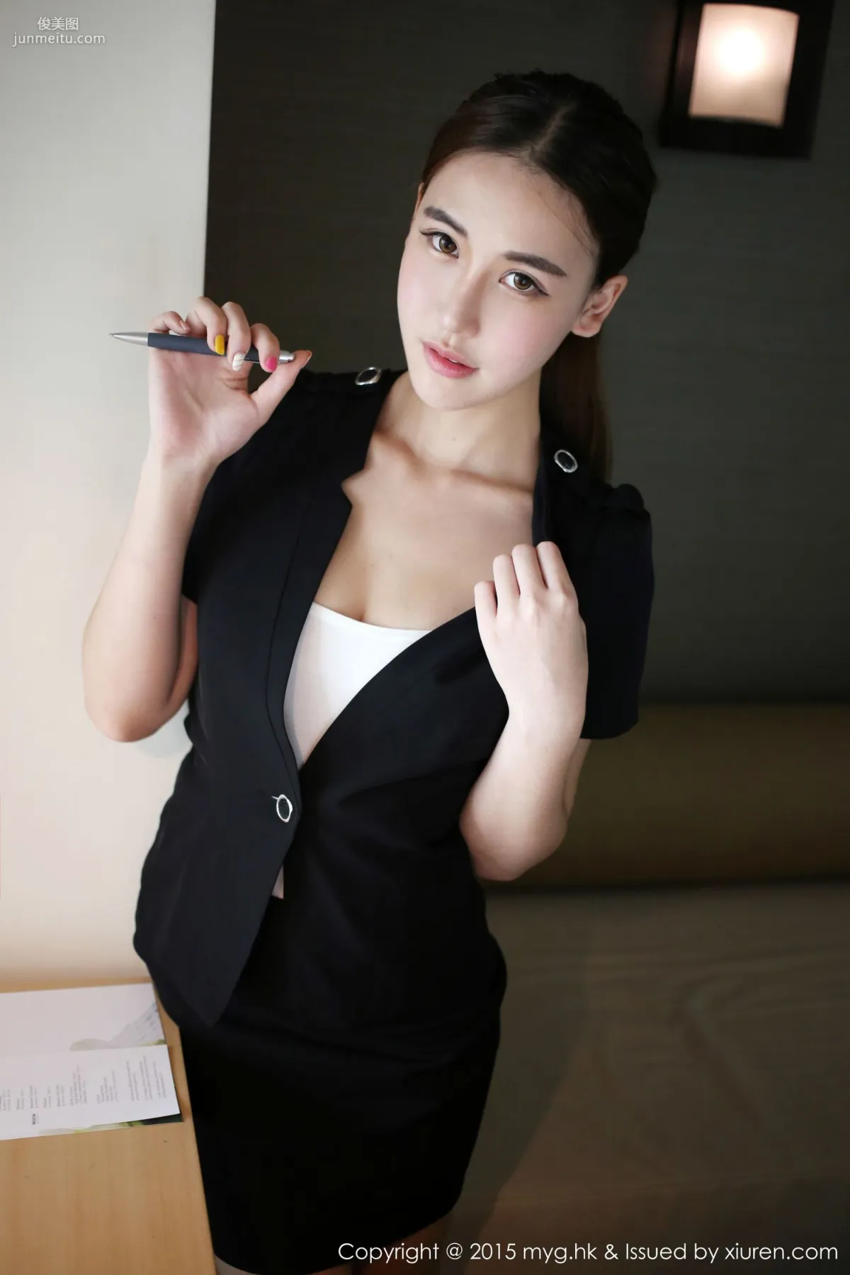 Xionga BOBO, Teacher Uniform Temptation [MyGirl] Vol.161 Photo Set photo 5