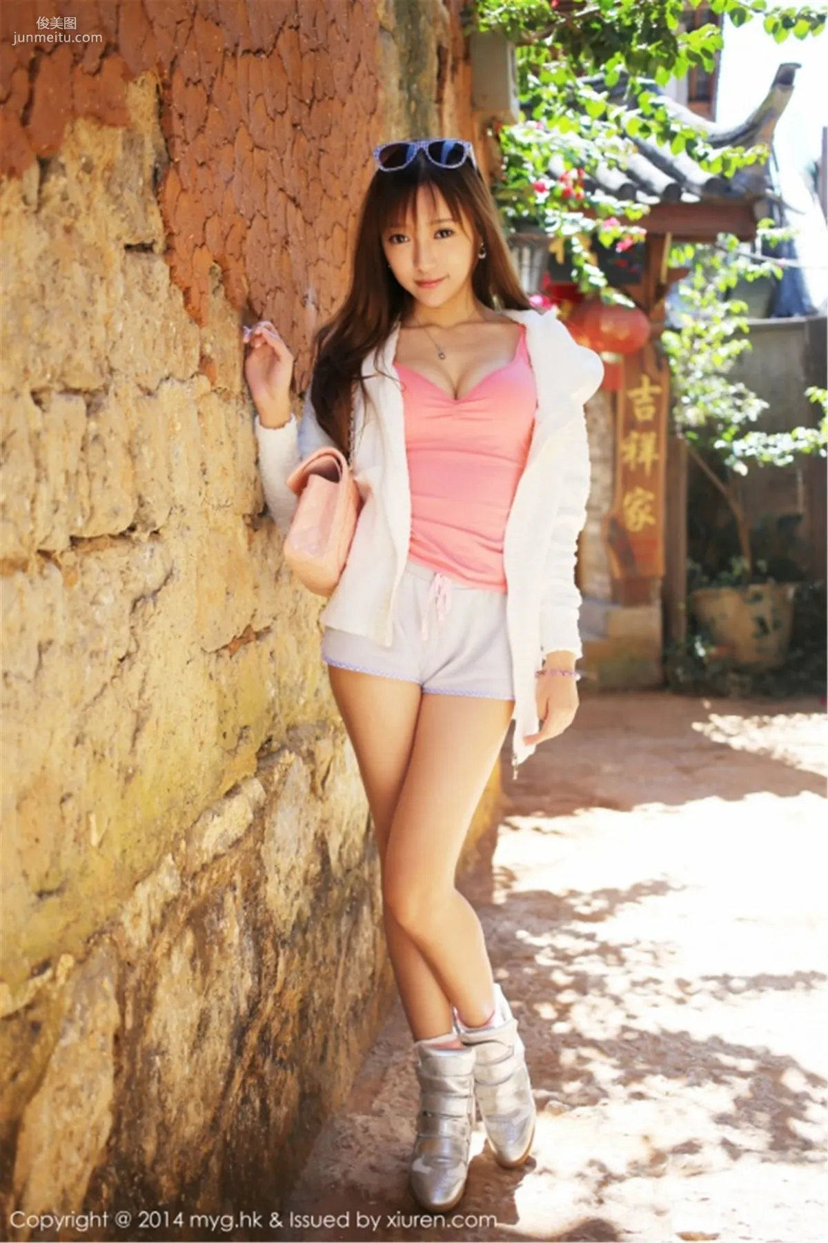 Yanni Wang, Lijiang Travel Shoot, Pajamas + 2 Sets of Lingerie [MyGirl] Vol.068 Photo Set photo 59