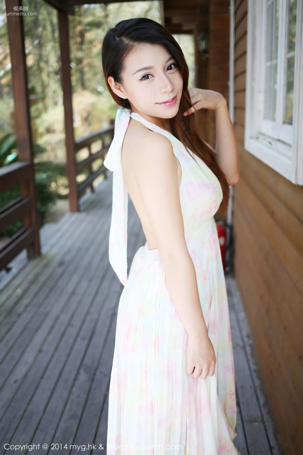 Vetiver Jiabao Beier "Xiamen Travel Shoot" Fresh Long Dress + Lingerie + Bikini [MyGirl] Vol.074 Photo Set photo 10