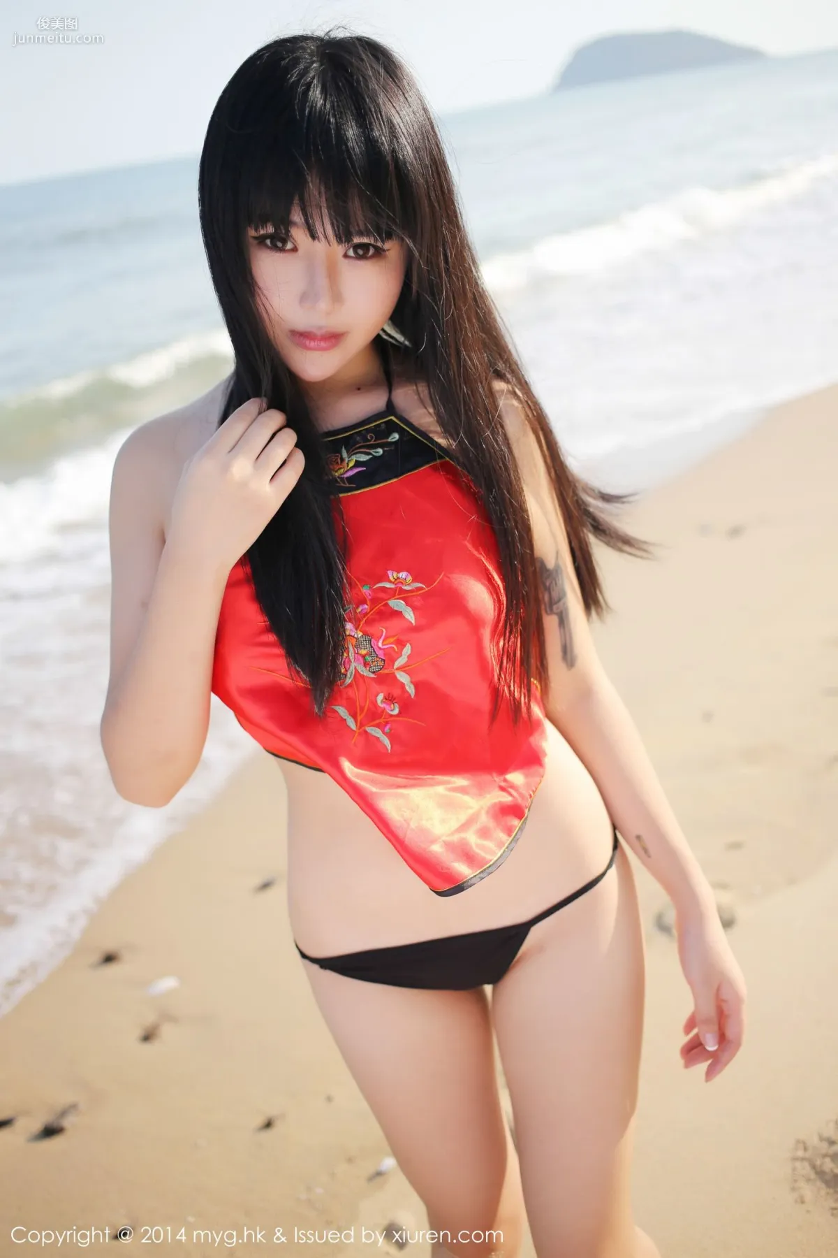 Babao icey 'Xiamen Travel Shoot' Swimsuit + Uniform [MyGirl] Vol.075 Photo Set photo 49