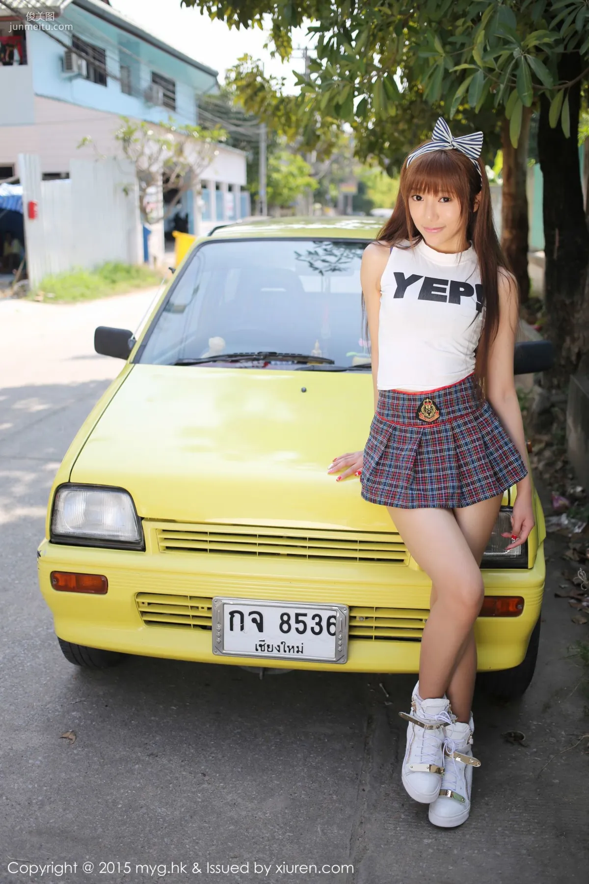 Yanni Wang 'Street Snap Ultimate School Uniform Girl' [MyGirl] Vol.103 Photo Set photo 43
