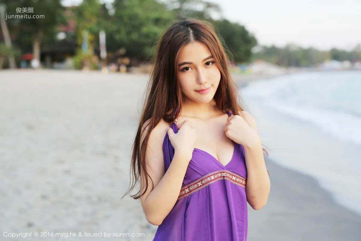 Xionga BOBO, Lombok Travel Shoot, Beach Aesthetic and Fresh Series [MyGirl] Vol.191 Photo Set photo 58
