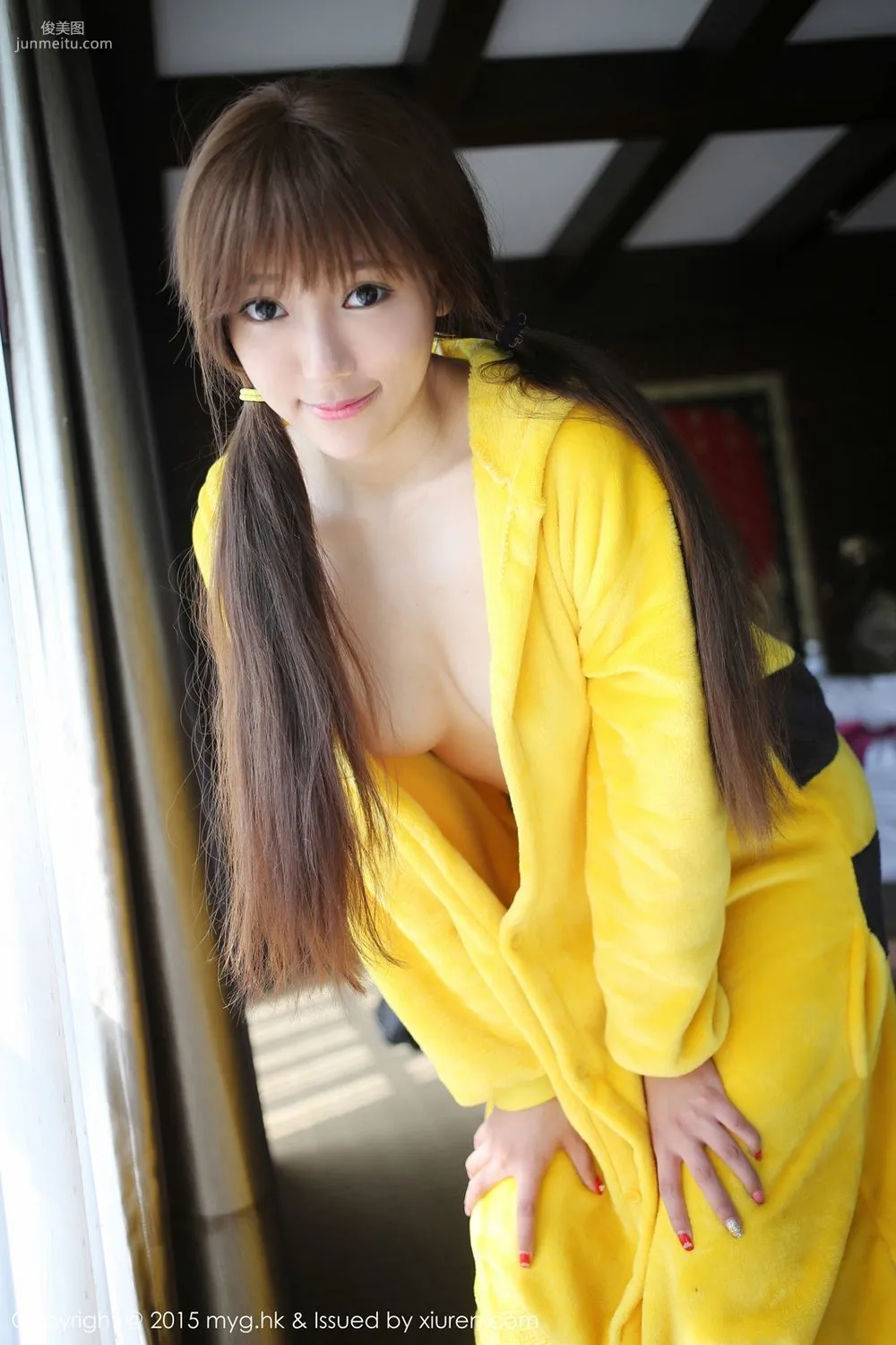 Yanni Wang "Thailand Chiang Mai Travel Shoot" Street Snap + Bathrobe + Pikachu [MyGirl] Vol.095 Photo Set photo 49