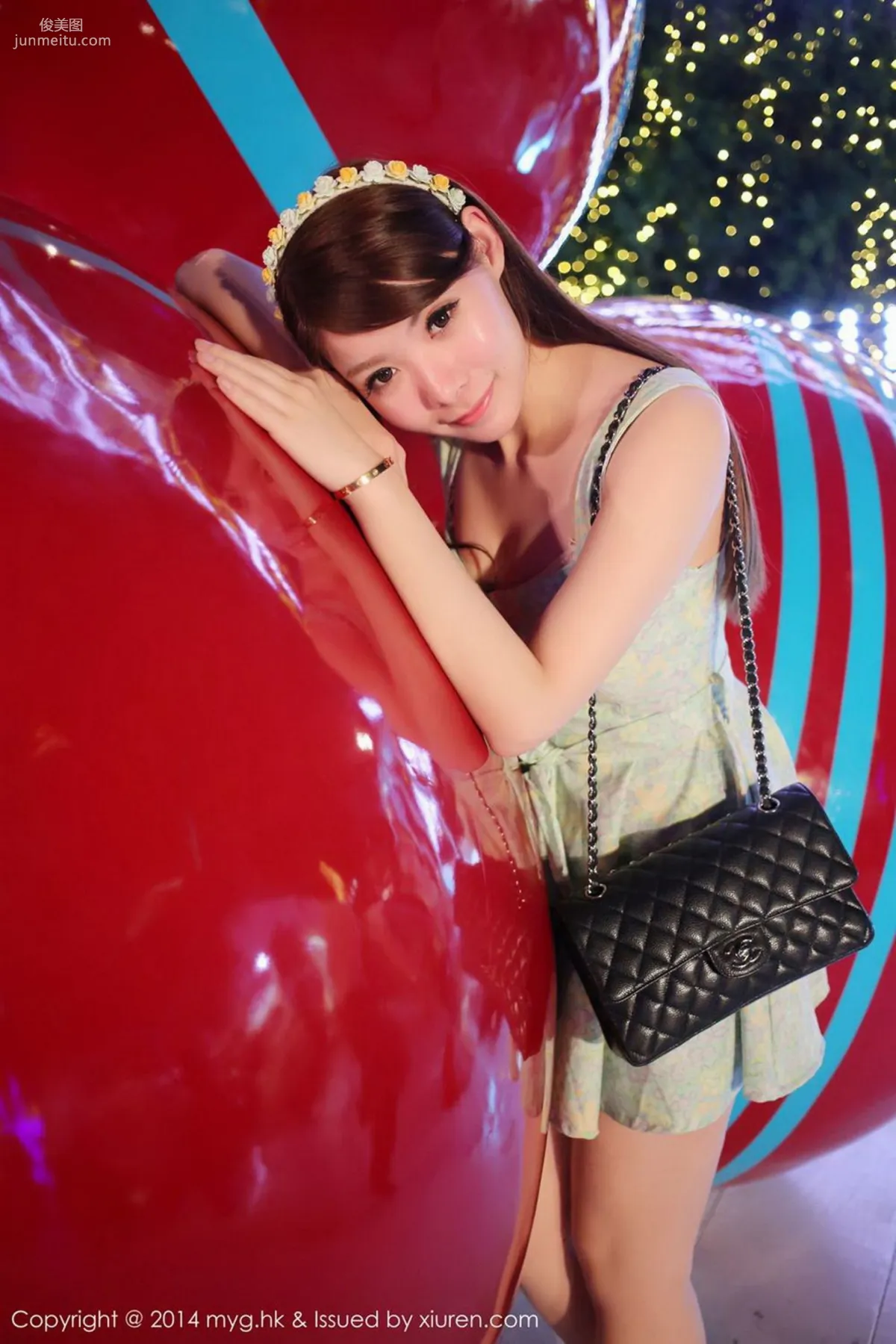 MARA Jiang 'Thailand Travel Shoot' Sexy Lingerie + Short Skirt Street Snap [MyGirl] Vol.085 Photo Set photo 40