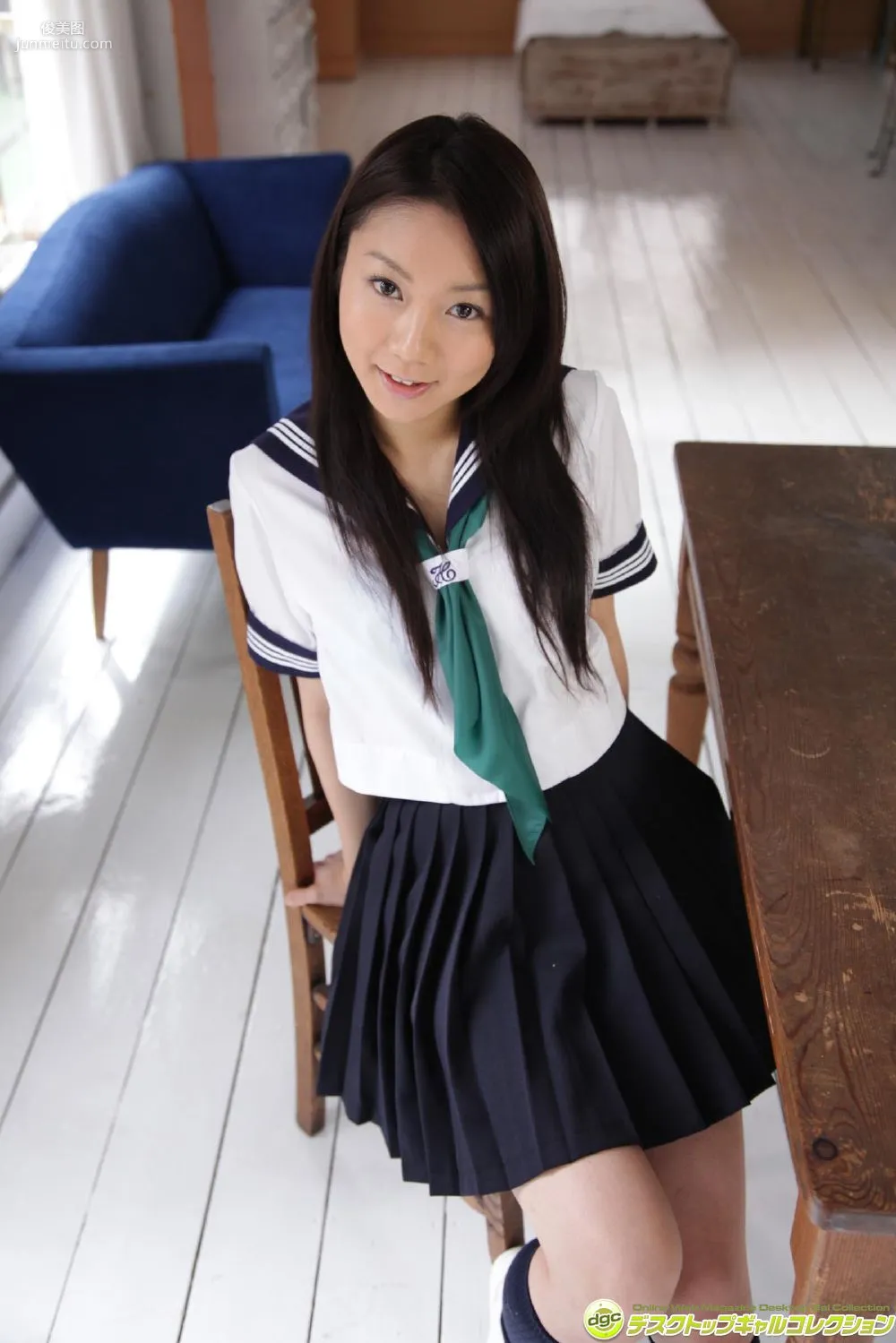Tomoyo Hoshino, Uniform Girl Hoshino's Ultimate Moe Pose Provocation! [DGC] Photo Set photo 1
