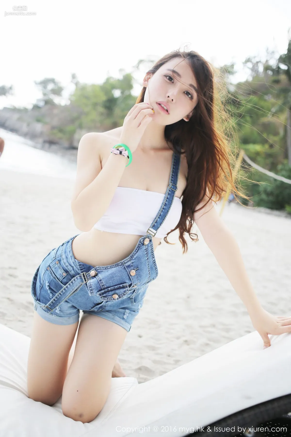Xionga BOBO, Lombok Travel Shoot, Beach Aesthetic and Fresh Series [MyGirl] Vol.191 Photo Set photo 43