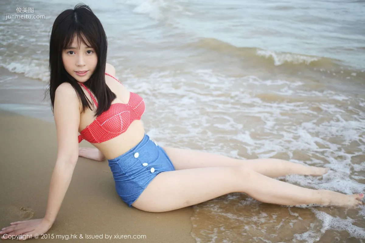 Evelyn Ai Li, School Swimsuit + Swimsuit Outdoor Shoot [MyGirl] Vol.175 Photo Set photo 50
