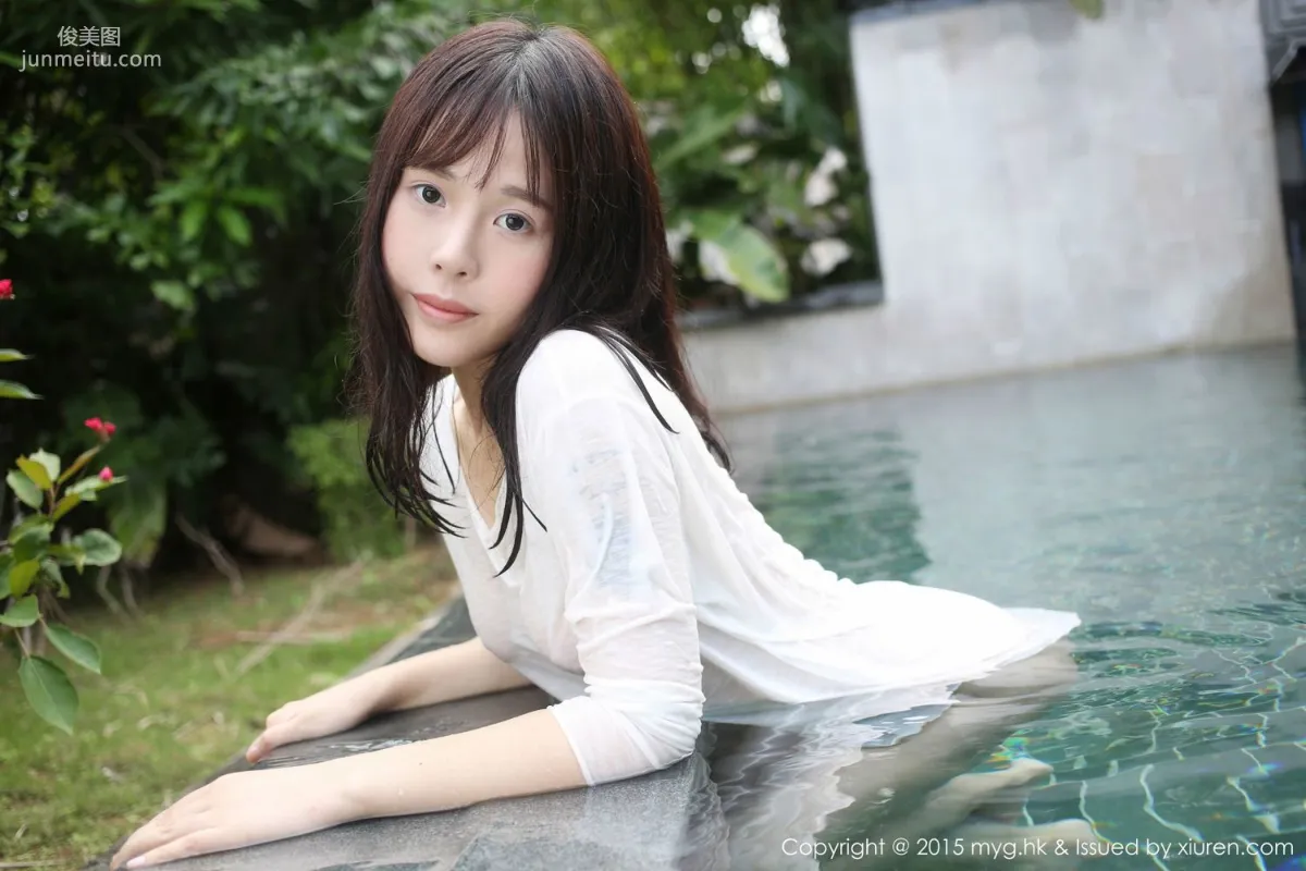 Ai Li Evelyn, Wet in the Pool [MyGirl] Vol.180 Photo Set photo 35