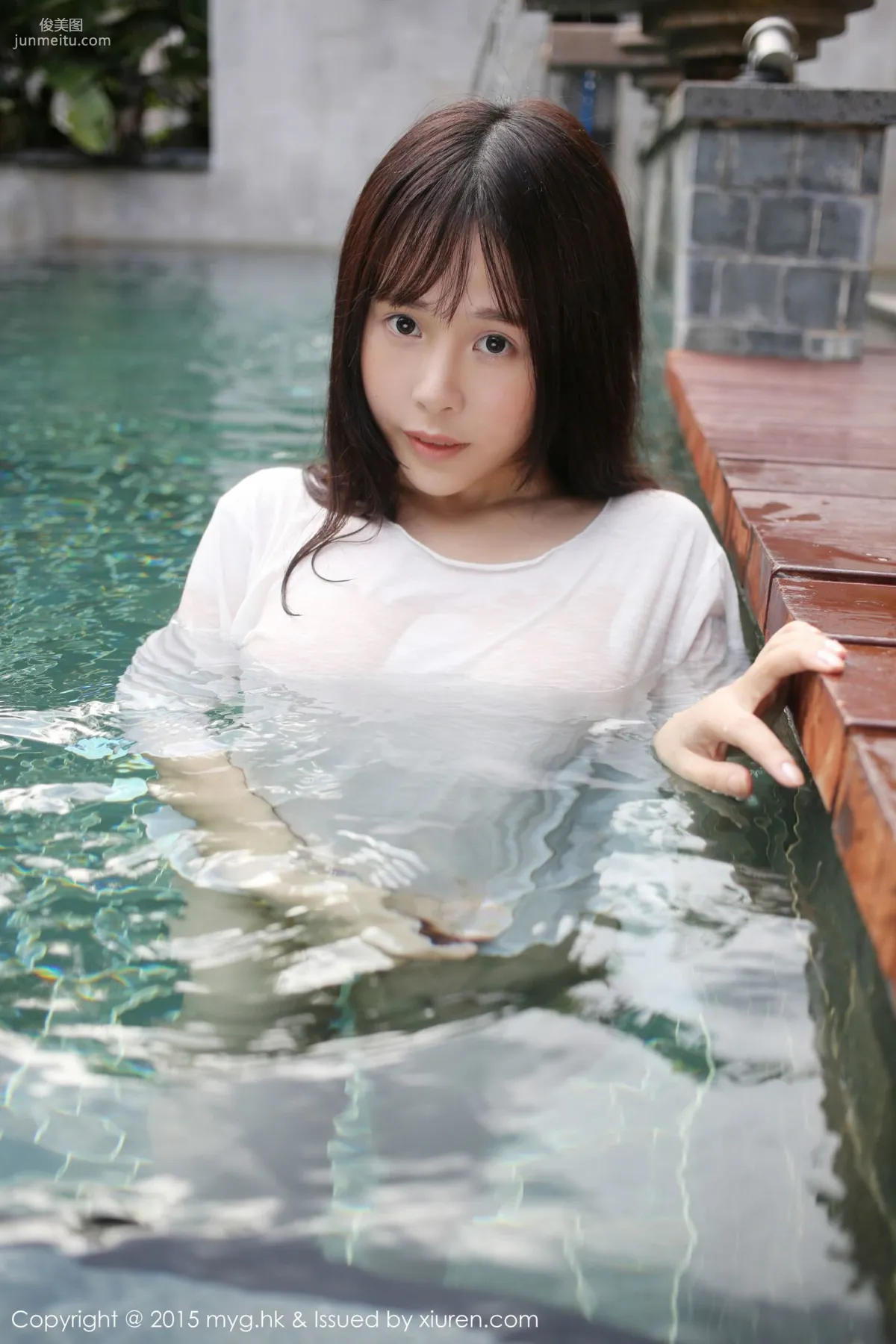 Ai Li Evelyn, Wet in the Pool [MyGirl] Vol.180 Photo Set photo 19