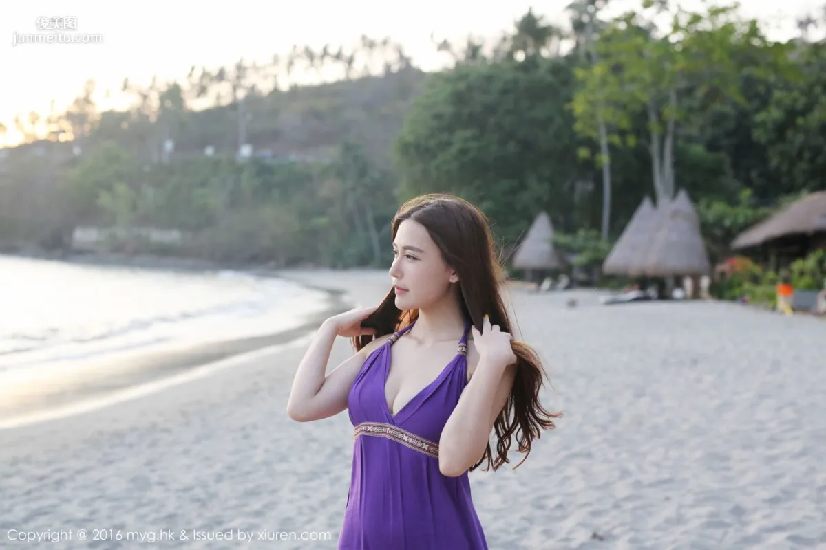 Xionga BOBO, Lombok Travel Shoot, Beach Aesthetic and Fresh Series [MyGirl] Vol.191 Photo Set photo 53