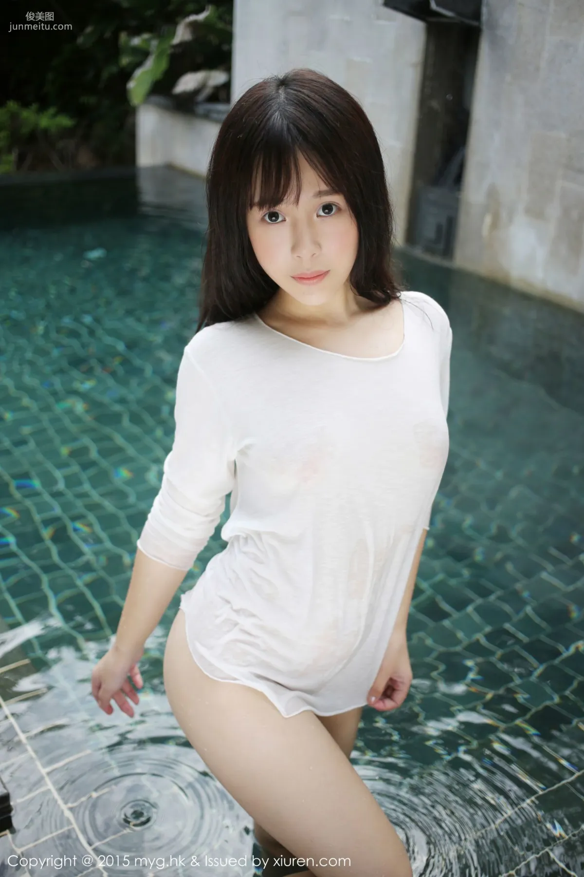 Ai Li Evelyn, Wet in the Pool [MyGirl] Vol.180 Photo Set photo 2
