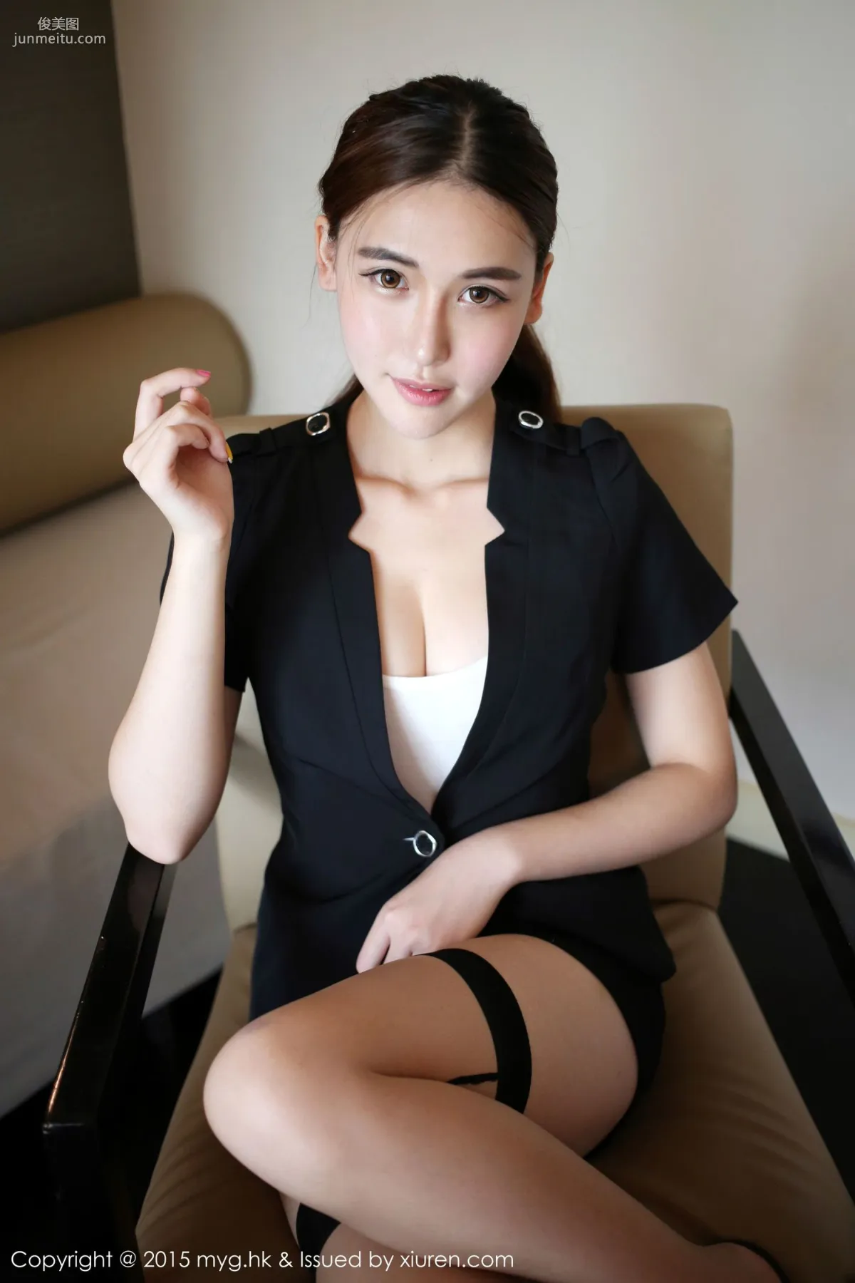Xionga BOBO, Teacher Uniform Temptation [MyGirl] Vol.161 Photo Set photo 31