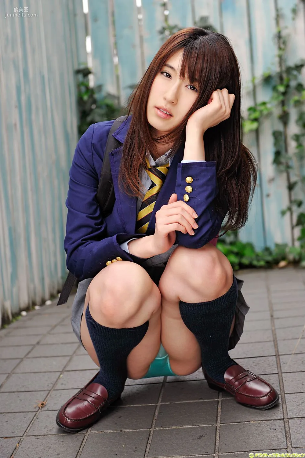 [DGC] NO.894 Yuri Kitatani School Uniform Beautiful Girl Paradise Photo Set photo 22