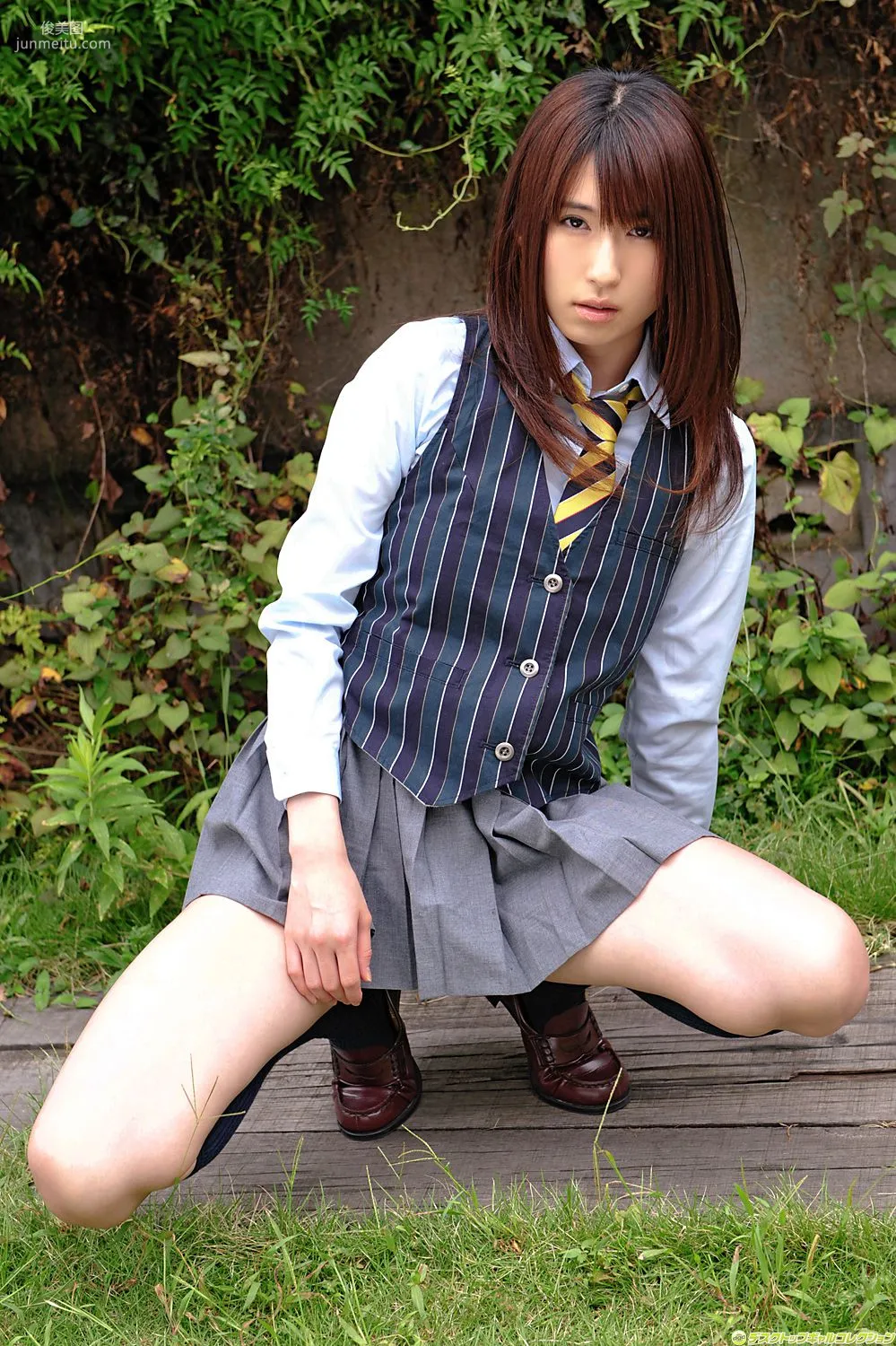 [DGC] NO.894 Yuri Kitatani School Uniform Beautiful Girl Paradise Photo Set photo 26
