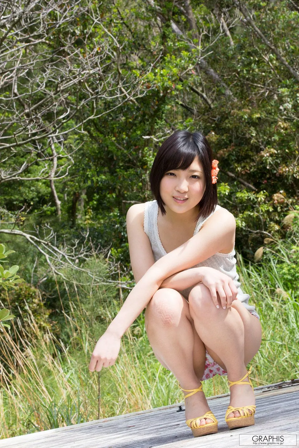 Umi Hirose, [Graphis] First Gravure, First Nude Girl Photo Set photo 42