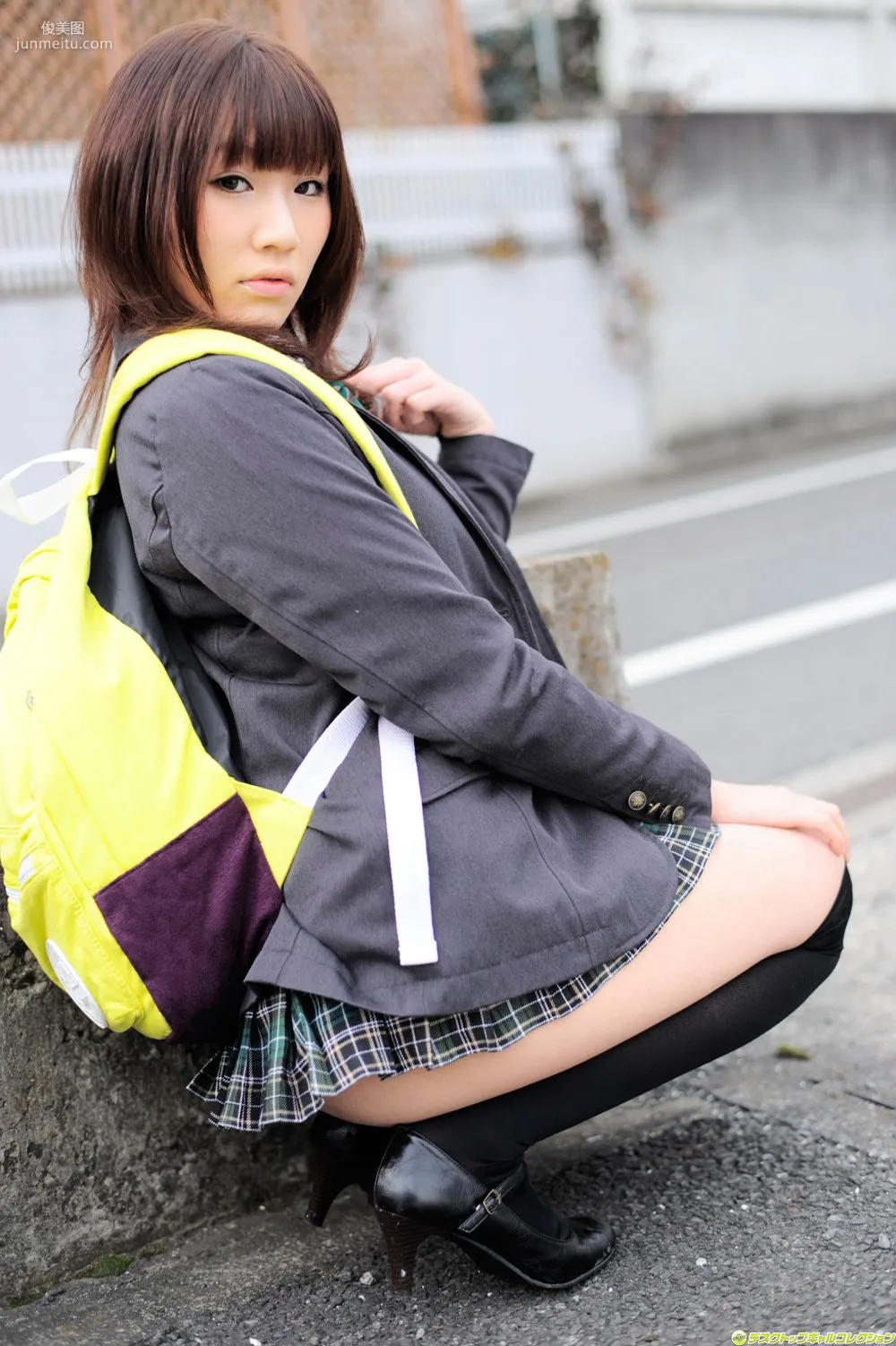 [DGC] NO.941 Suzune Toyama Suzune Toyama Uniform Beautiful Girl Paradise Photo Set photo 8