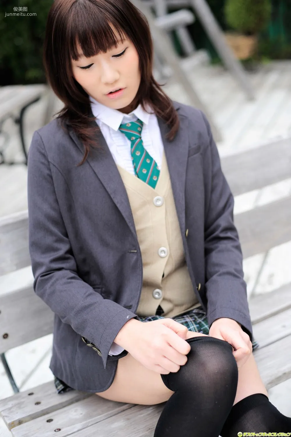 [DGC] NO.941 Suzune Toyama Suzune Toyama Uniform Beautiful Girl Paradise Photo Set photo 12