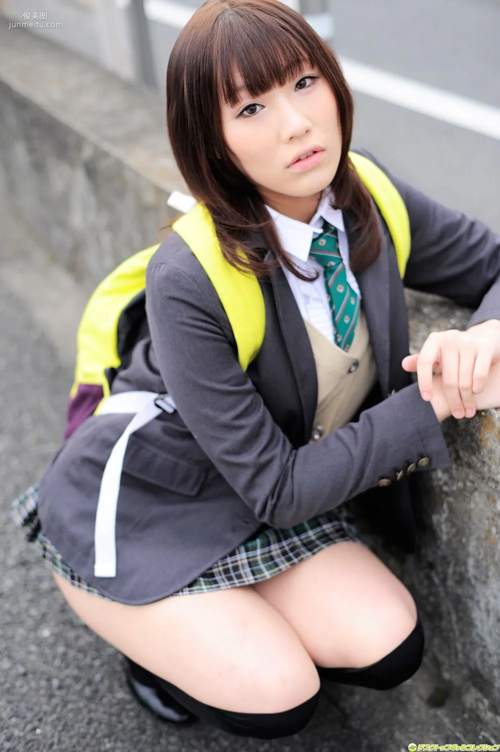 [DGC] NO.941 Suzune Toyama Suzune Toyama Uniform Beautiful Girl Paradise Photo Set photo 9