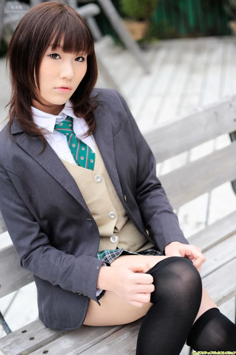 [DGC] NO.941 Suzune Toyama Suzune Toyama Uniform Beautiful Girl Paradise Photo Set photo 14