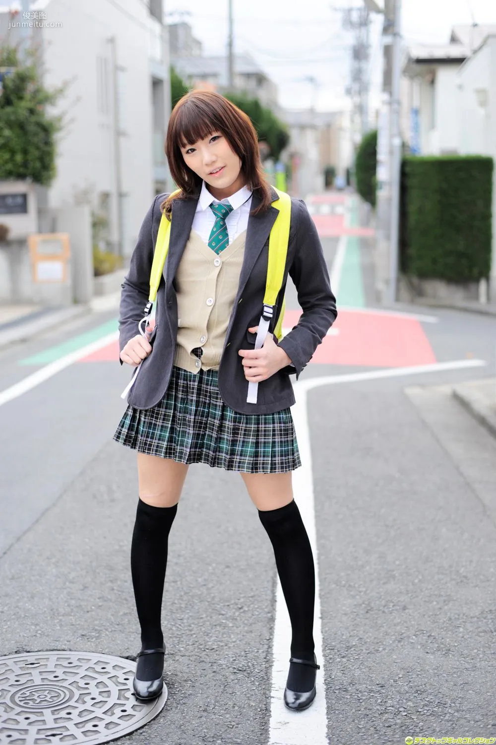 [DGC] NO.941 Suzune Toyama Suzune Toyama Uniform Beautiful Girl Paradise Photo Set photo 1