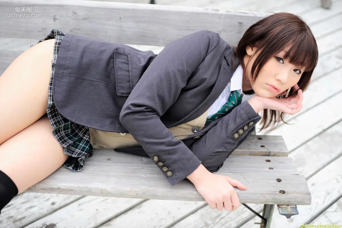 [DGC] NO.941 Suzune Toyama Suzune Toyama Uniform Beautiful Girl Paradise Photo Set photo 16