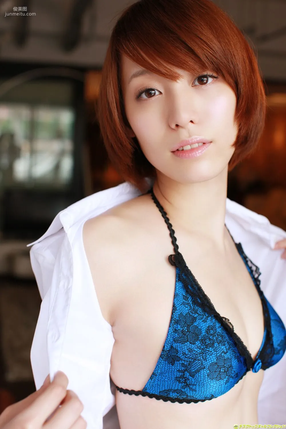 Erika Tsunashima 'Getting Close to the Bare Skin of a Superb Slender Older Sister' Photo Set [DGC] NO.1054 photo 48