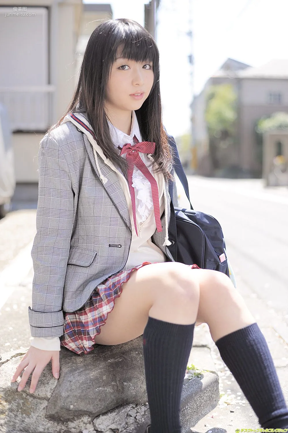 [DGC] NO.981 Megumi Suzumoto, Uniform Beautiful Girl Paradise Photo Set photo 33