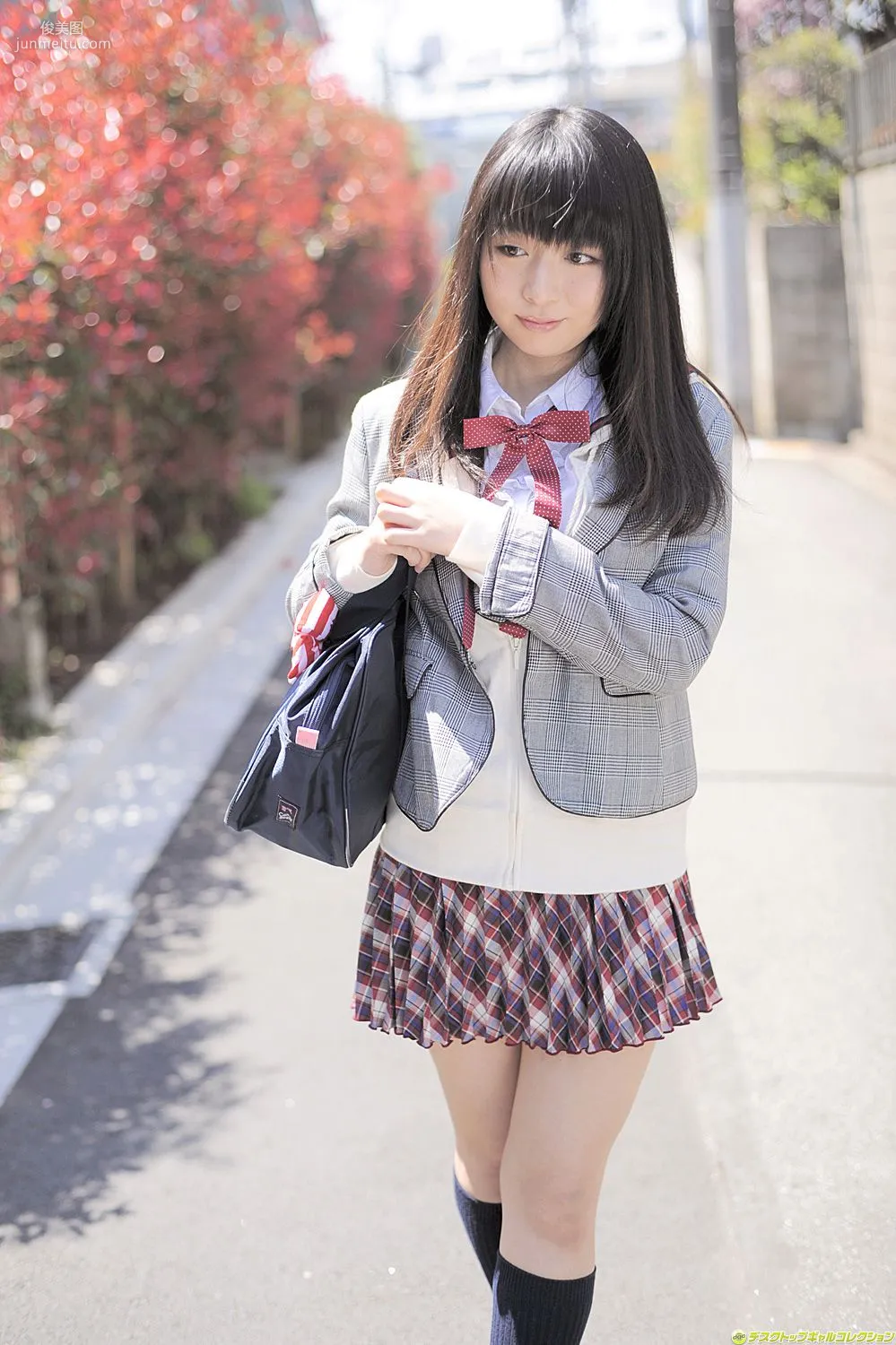 [DGC] NO.981 Megumi Suzumoto, Uniform Beautiful Girl Paradise Photo Set photo 30