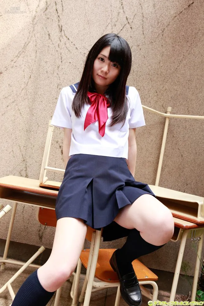 Sayaka Otonashi "An Immature Body of a Loli-Faced Beauty Who Looks Good in Uniform" Photo Set [DGC] NO.1046 photo 16