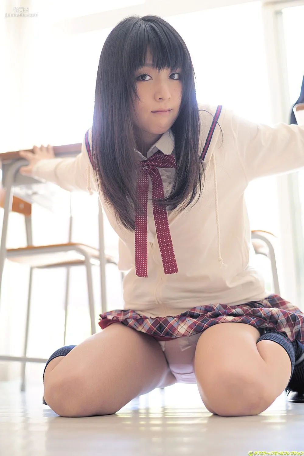 [DGC] NO.981 Megumi Suzumoto, Uniform Beautiful Girl Paradise Photo Set photo 41