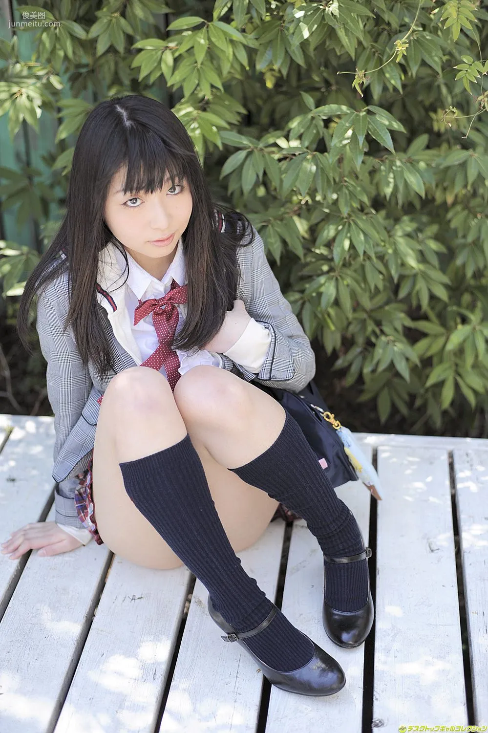 [DGC] NO.981 Megumi Suzumoto, Uniform Beautiful Girl Paradise Photo Set photo 35
