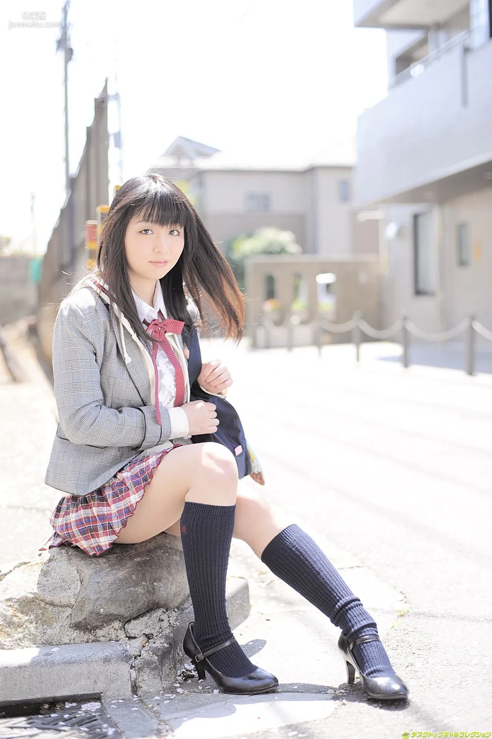 [DGC] NO.981 Megumi Suzumoto, Uniform Beautiful Girl Paradise Photo Set photo 32