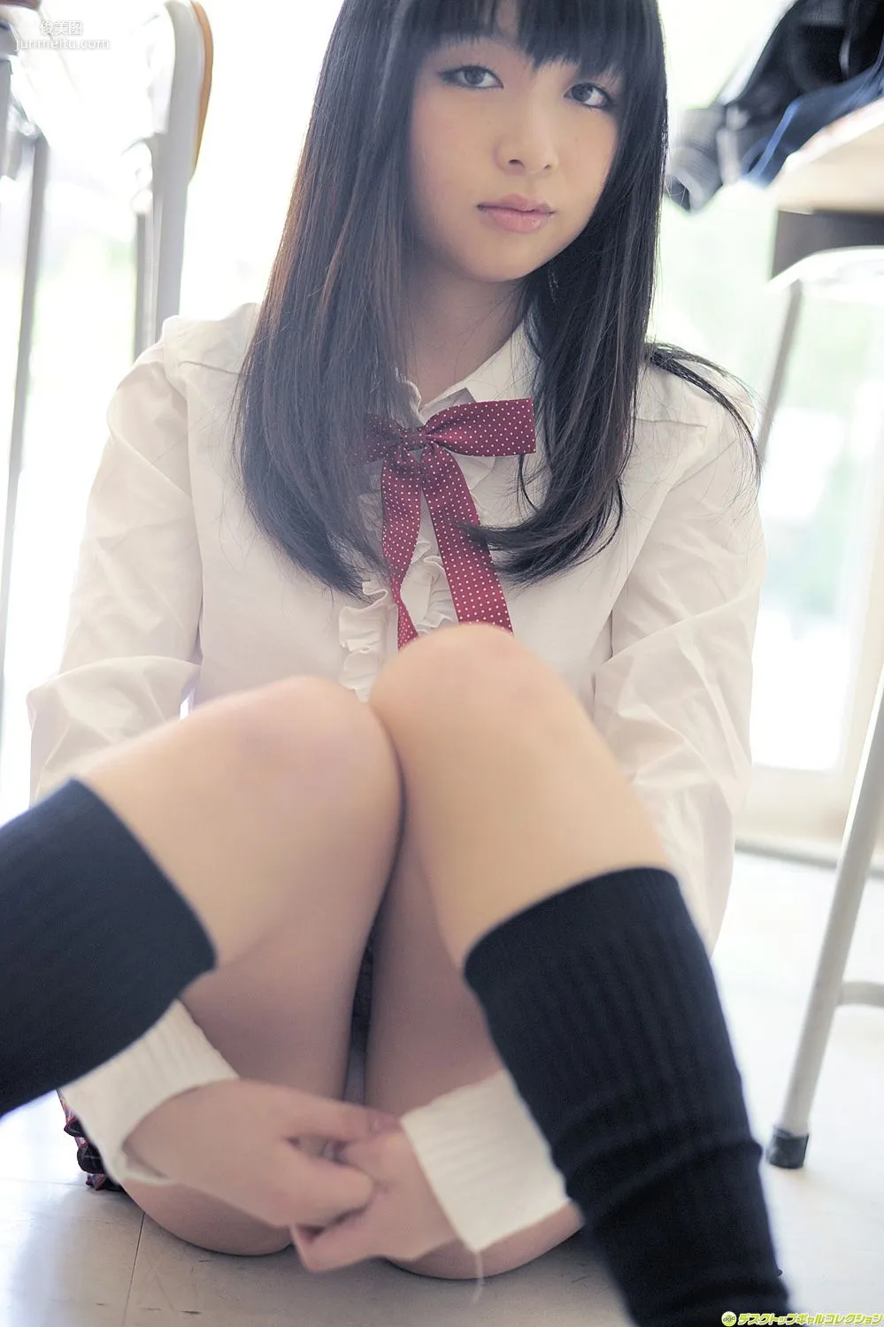 [DGC] NO.981 Megumi Suzumoto, Uniform Beautiful Girl Paradise Photo Set photo 44