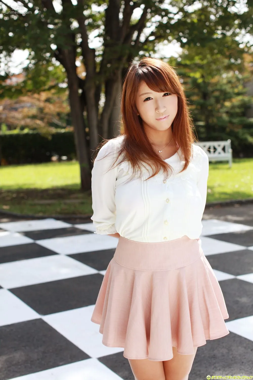 Suzune Aoi, Active College Girl's Spilling Marshmallow Breasts Photo Set [DGC] NO.1073 photo 58