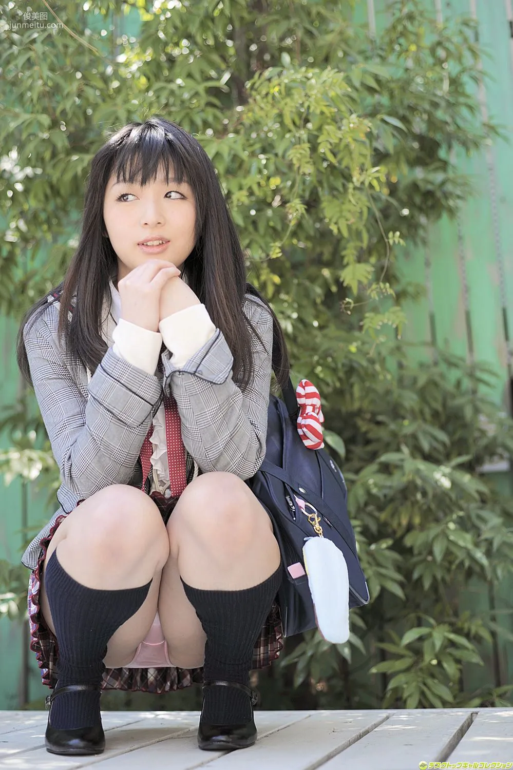 [DGC] NO.981 Megumi Suzumoto, Uniform Beautiful Girl Paradise Photo Set photo 34
