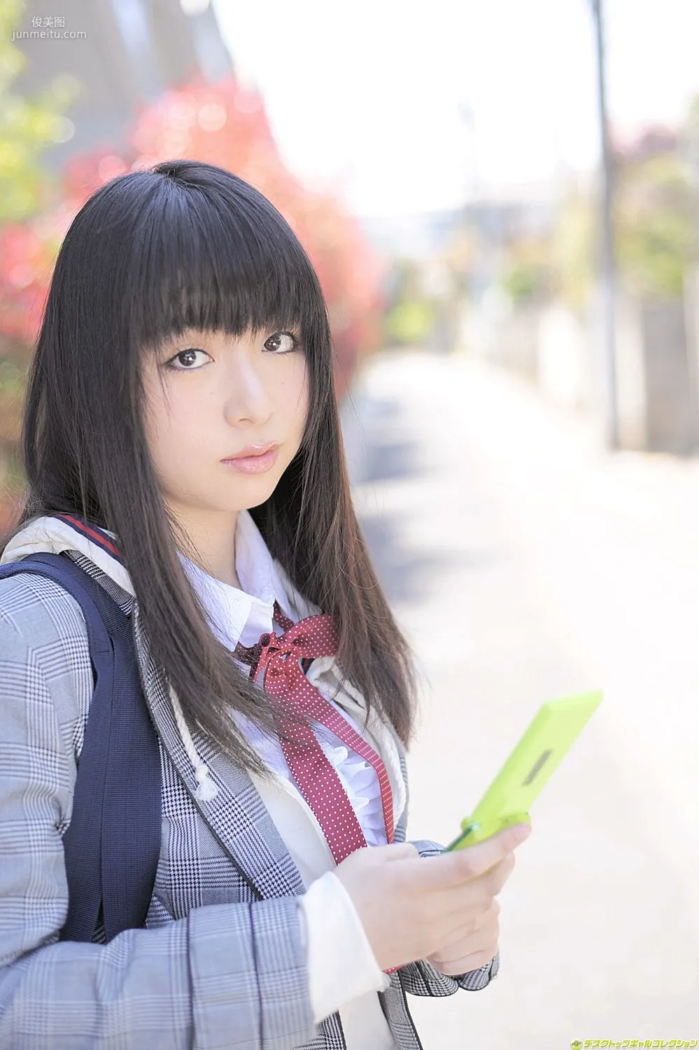 [DGC] NO.981 Megumi Suzumoto, Uniform Beautiful Girl Paradise Photo Set photo 31