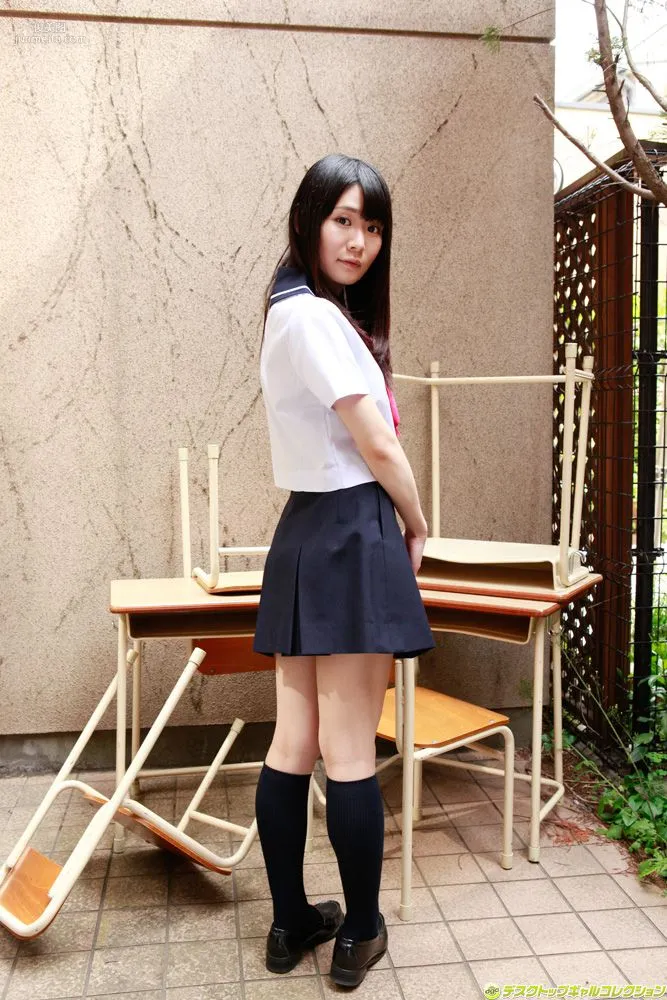 Sayaka Otonashi "An Immature Body of a Loli-Faced Beauty Who Looks Good in Uniform" Photo Set [DGC] NO.1046 photo 11
