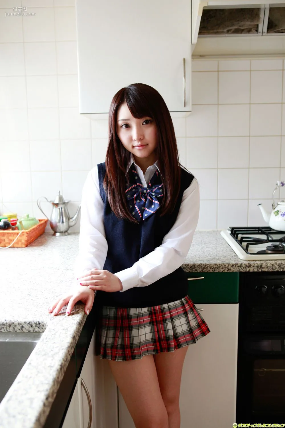 Yoshiko Suenaga, Uniform After School Too? Or Shall We Change into Swimsuits? Photo Set [DGC] NO.1052 photo 45