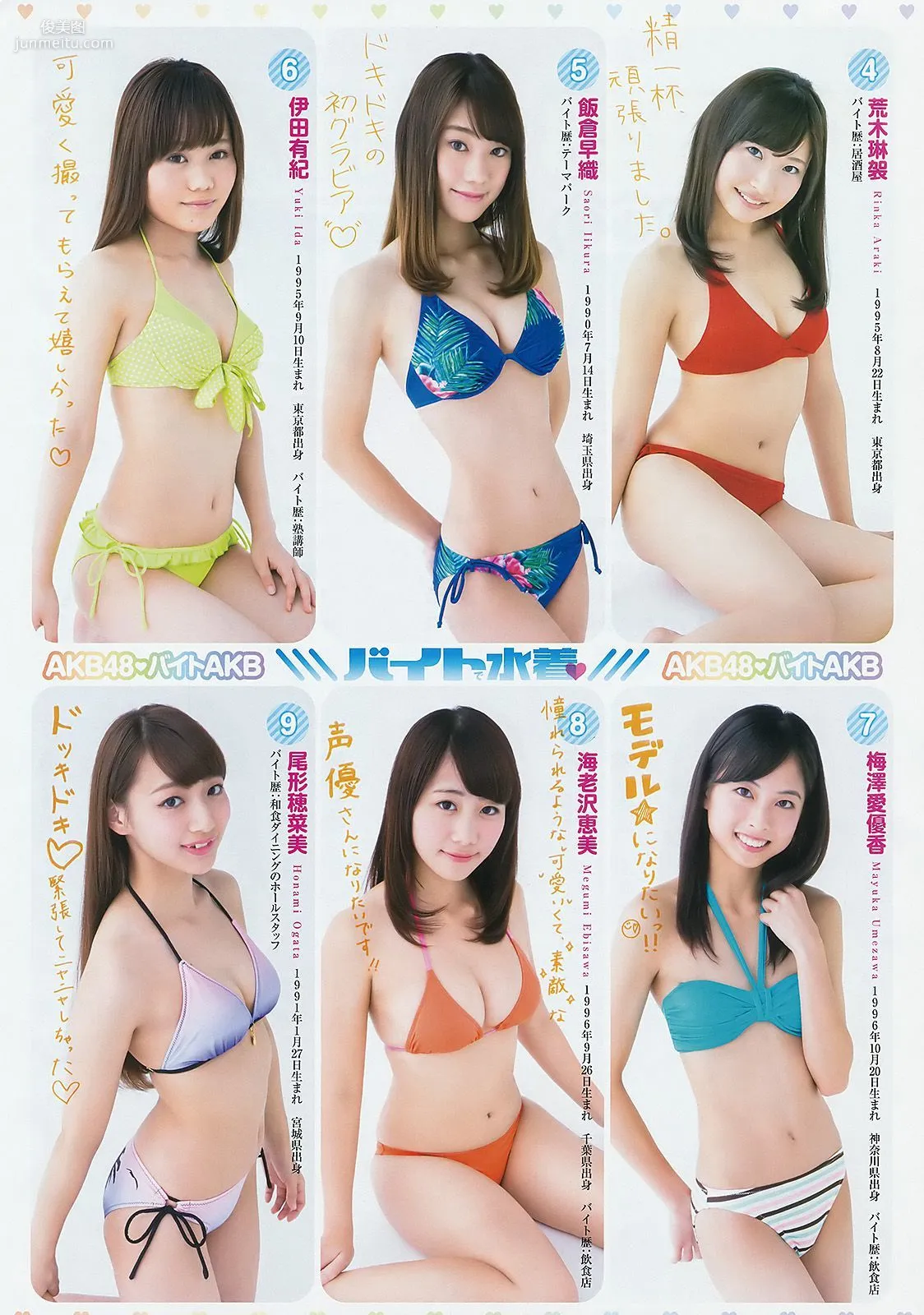 小瀨田麻由 飯豊まりえ バイトAKB [Weekly Young Jump] 2015年No.03 寫真雜志 3