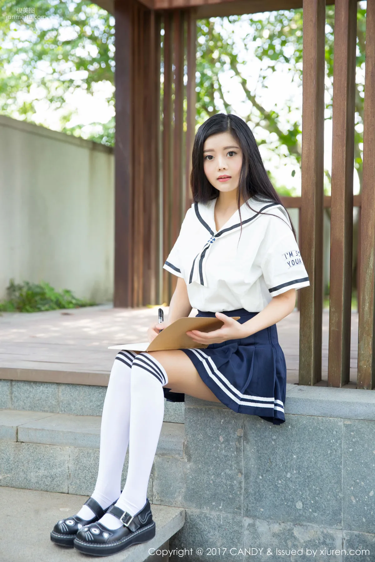 Linmei Huizi Mieko《School Uniform Theme》 [Candy] VOL.027 Photo Set photo 35