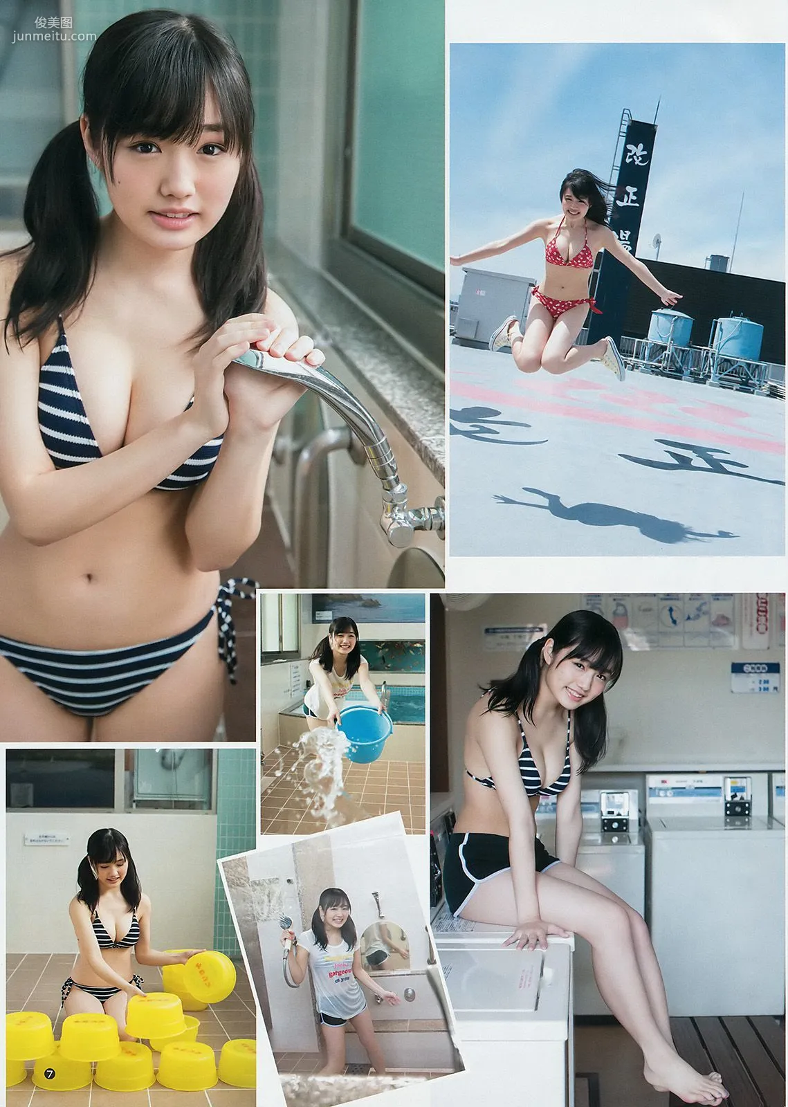 馬場ふみか 安藤咲桜 [Weekly Young Jump] 2017年No.25 寫真雜志 13