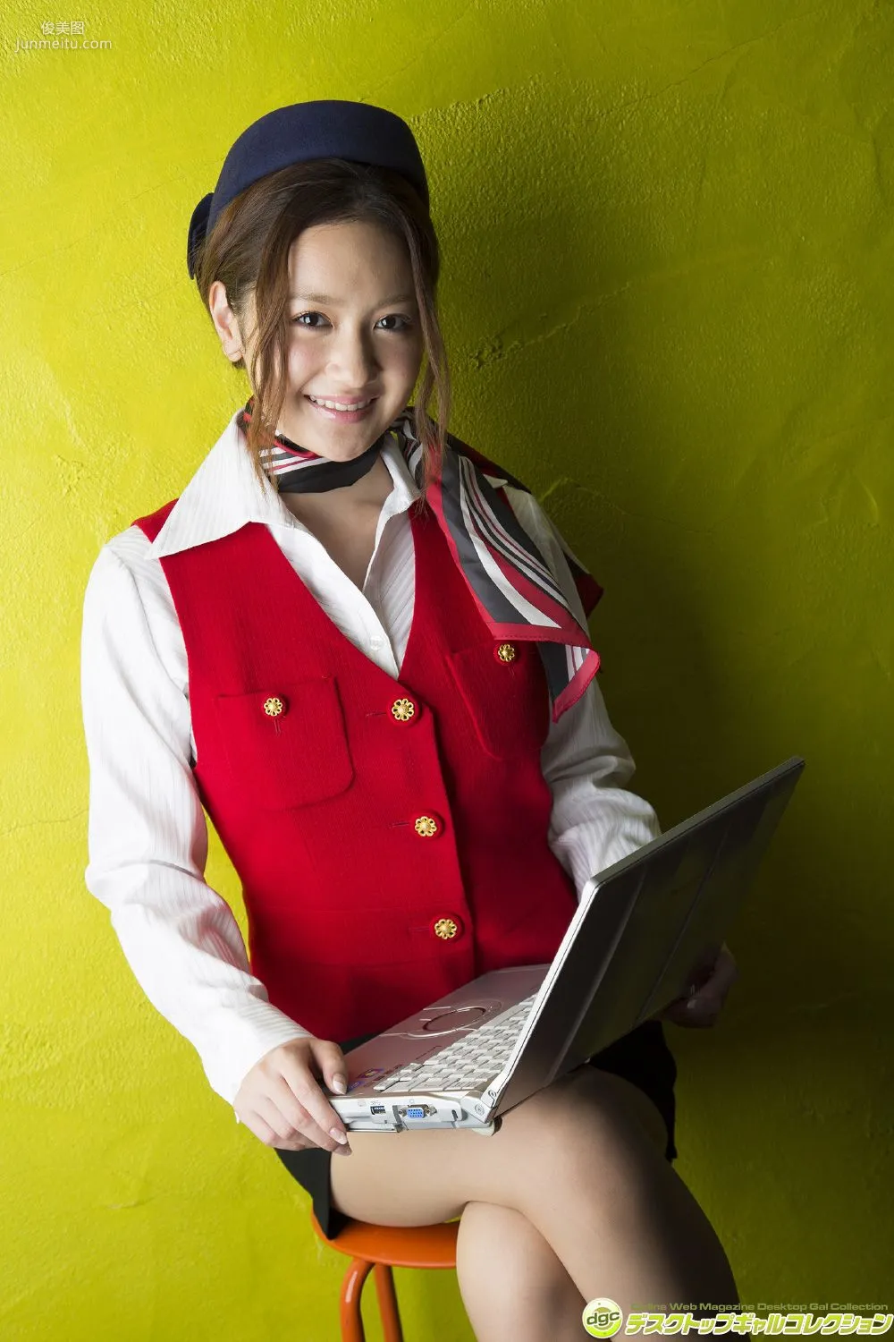 Yume Hazuki, White and Transparent Beautiful Skin and Marshmallow G-Cup! Photo Set [DGC] NO.1198 photo 47