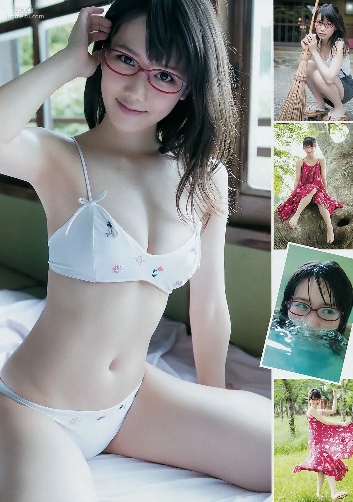 えなこ 小日向結衣 加藤裡保菜 [Weekly Young Jump] 2017年No.30 寫真雜志 13