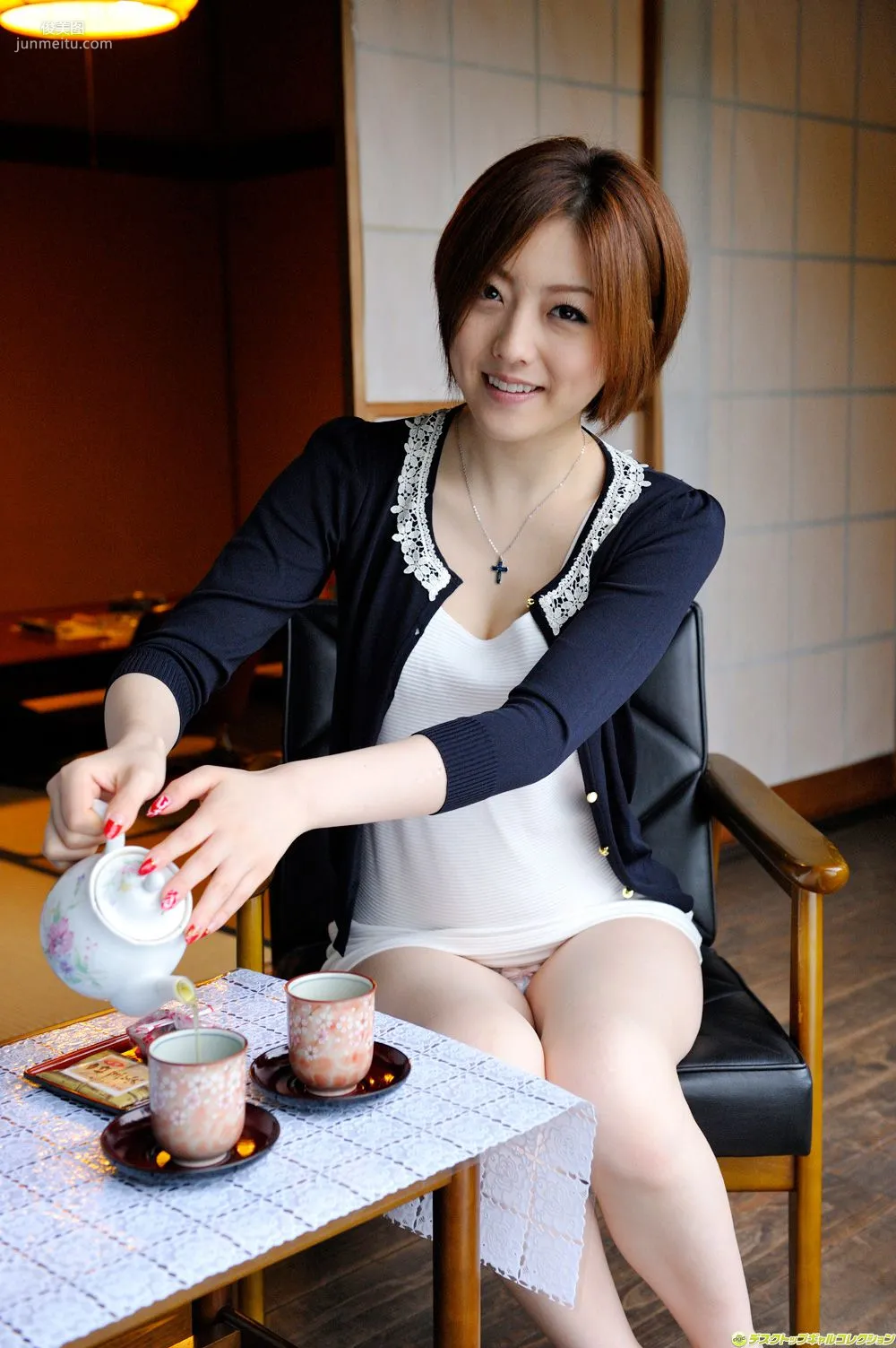Ai Haneda 'I Want to Hold You! The Limbs of a Chaku-Ero Queen!!' Photo Set [DGC] NO.1112 photo 55