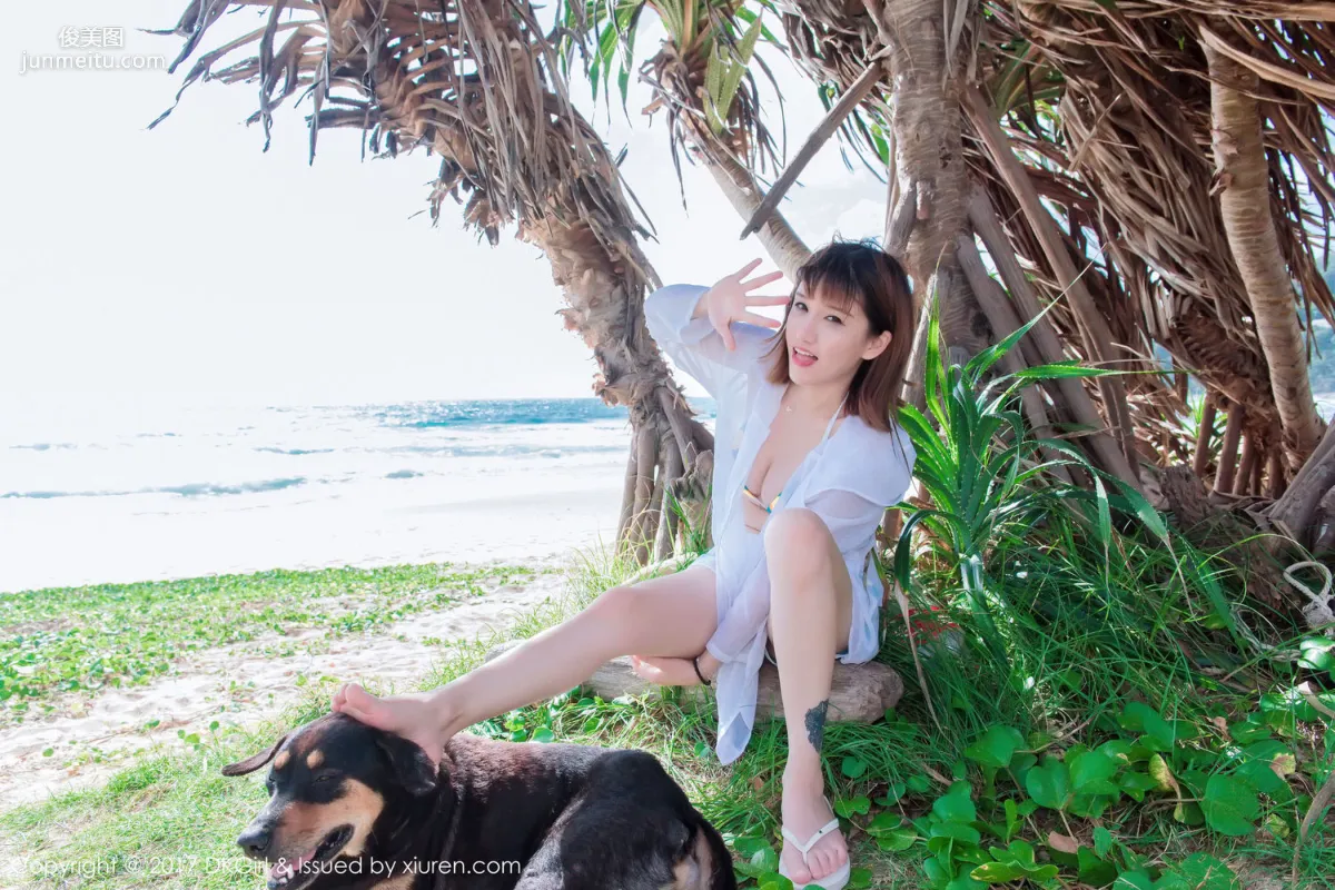 K8 Aojiao Mengmeng Vivian, Swimsuit + High-Cut + Wet Body [DKGirl] Vol.011 Photo Set photo 18