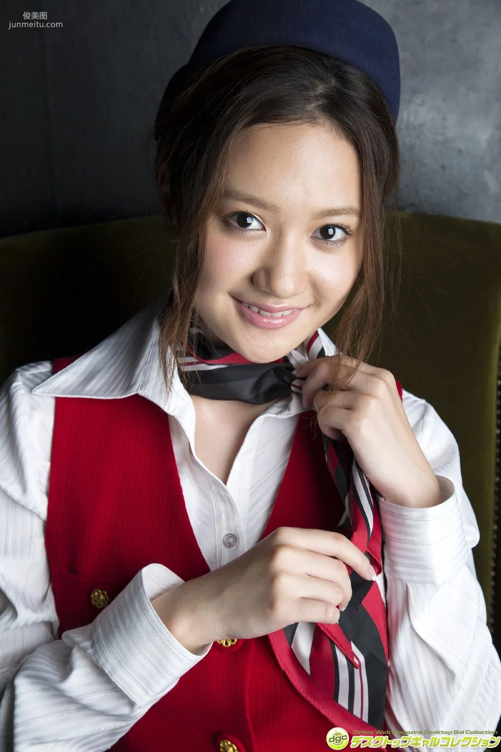 Yume Hazuki, White and Transparent Beautiful Skin and Marshmallow G-Cup! Photo Set [DGC] NO.1198 photo 50