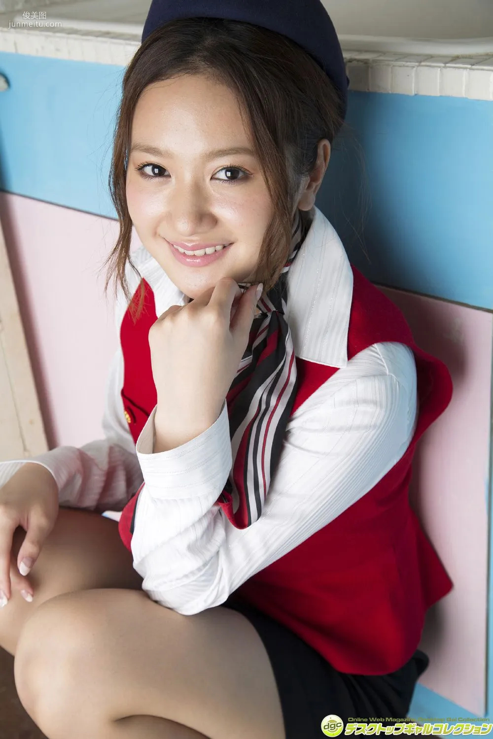 Yume Hazuki, White and Transparent Beautiful Skin and Marshmallow G-Cup! Photo Set [DGC] NO.1198 photo 44